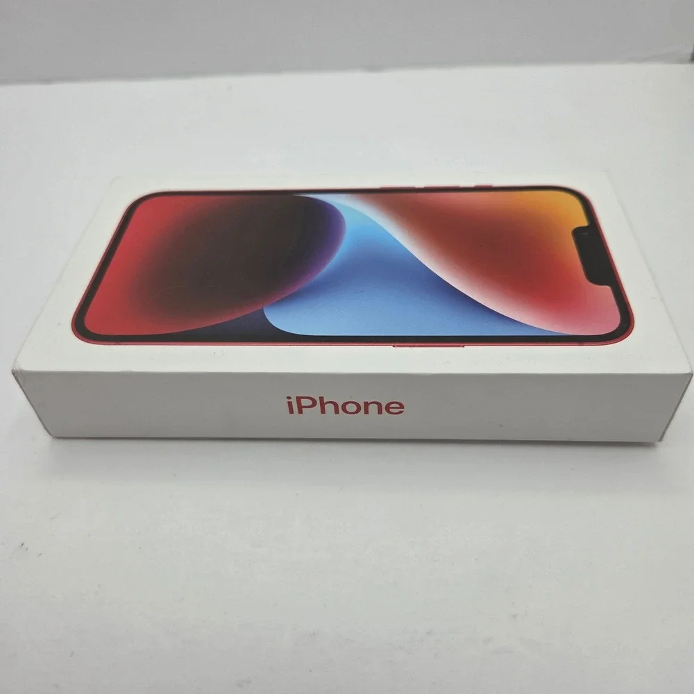 Apple iPhone 14 Box Only (PRODUCT)RED 128GB with USB-C Lightning Cable OEM